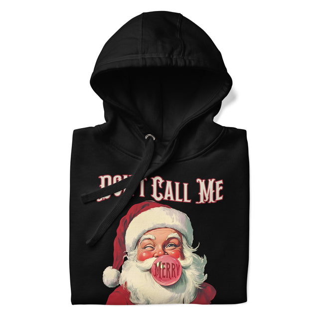 Don't Call Me Merry (Hoodie)-Christmas Hoodies-Swish Embassy