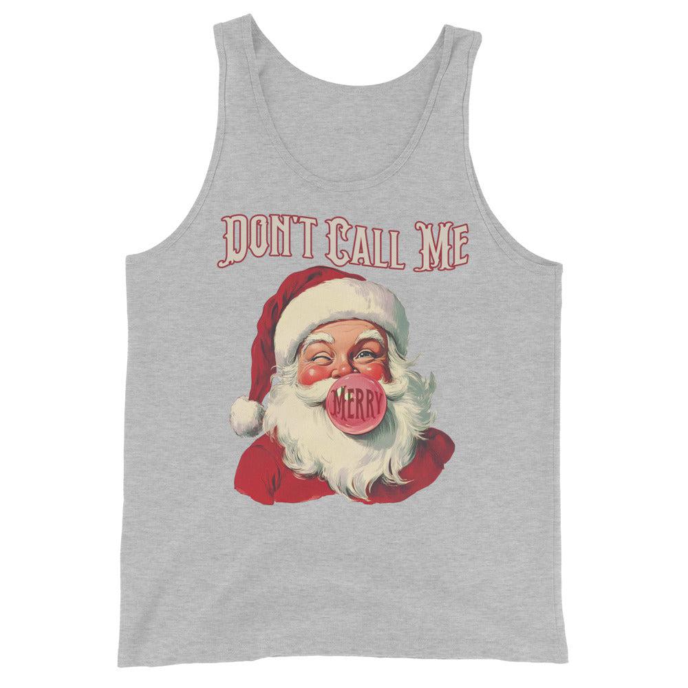 Don't Call Me Merry (Tank Top)-Christmas Tanks-Swish Embassy