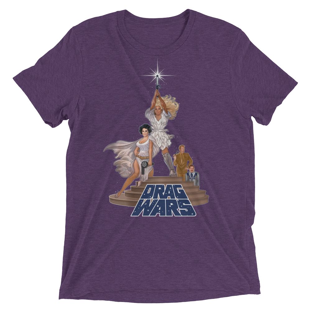 Drag Wars (Triblend)-Triblend T-Shirt-Swish Embassy