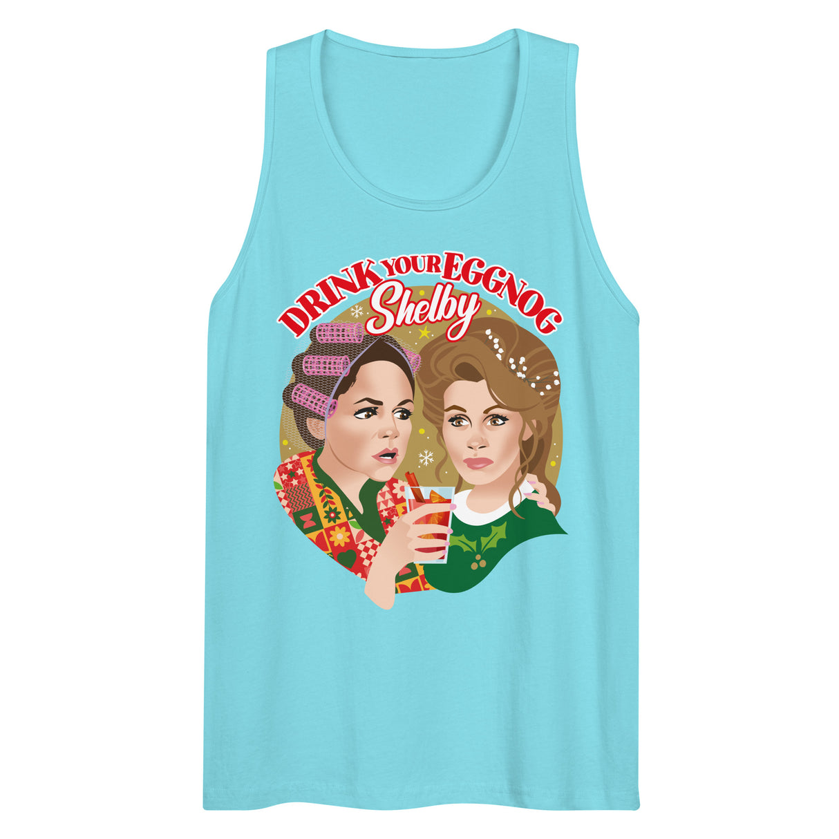 Drink Your Eggnog Shelby (Tank Top)-Tank Top-Swish Embassy