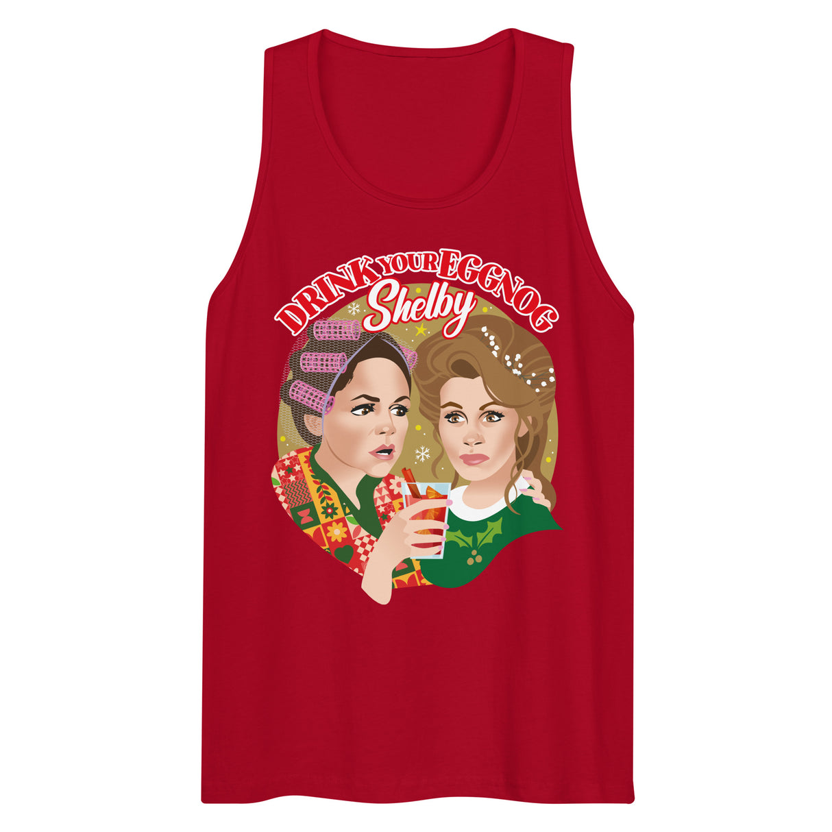 Drink Your Eggnog Shelby (Tank Top)-Tank Top-Swish Embassy