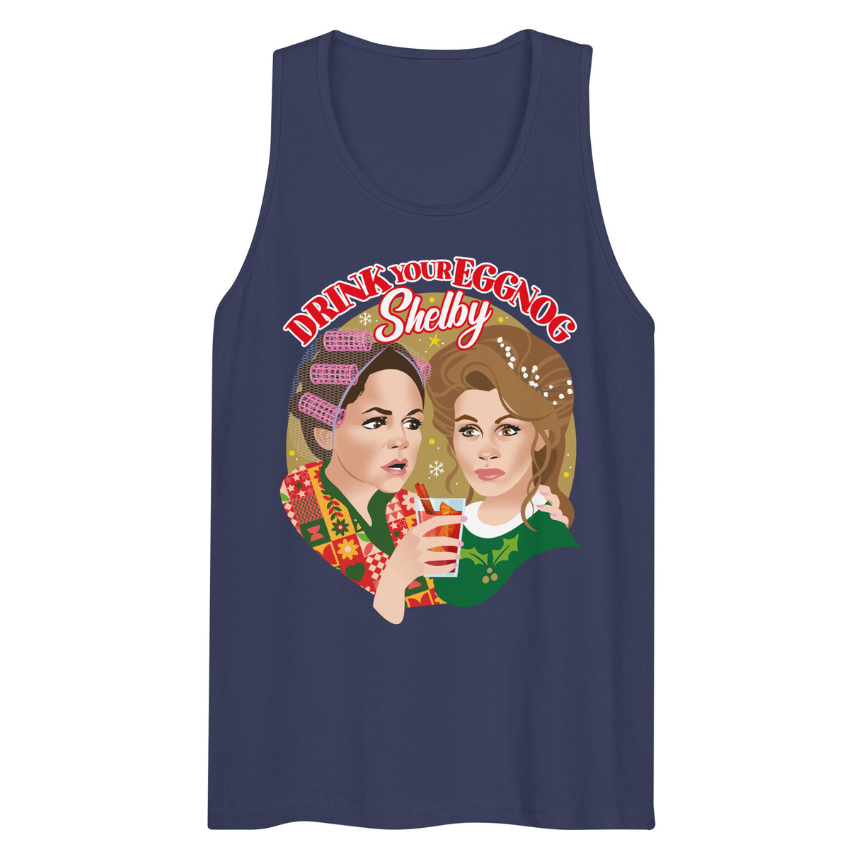 Drink Your Eggnog Shelby (Tank Top)-Tank Top-Swish Embassy