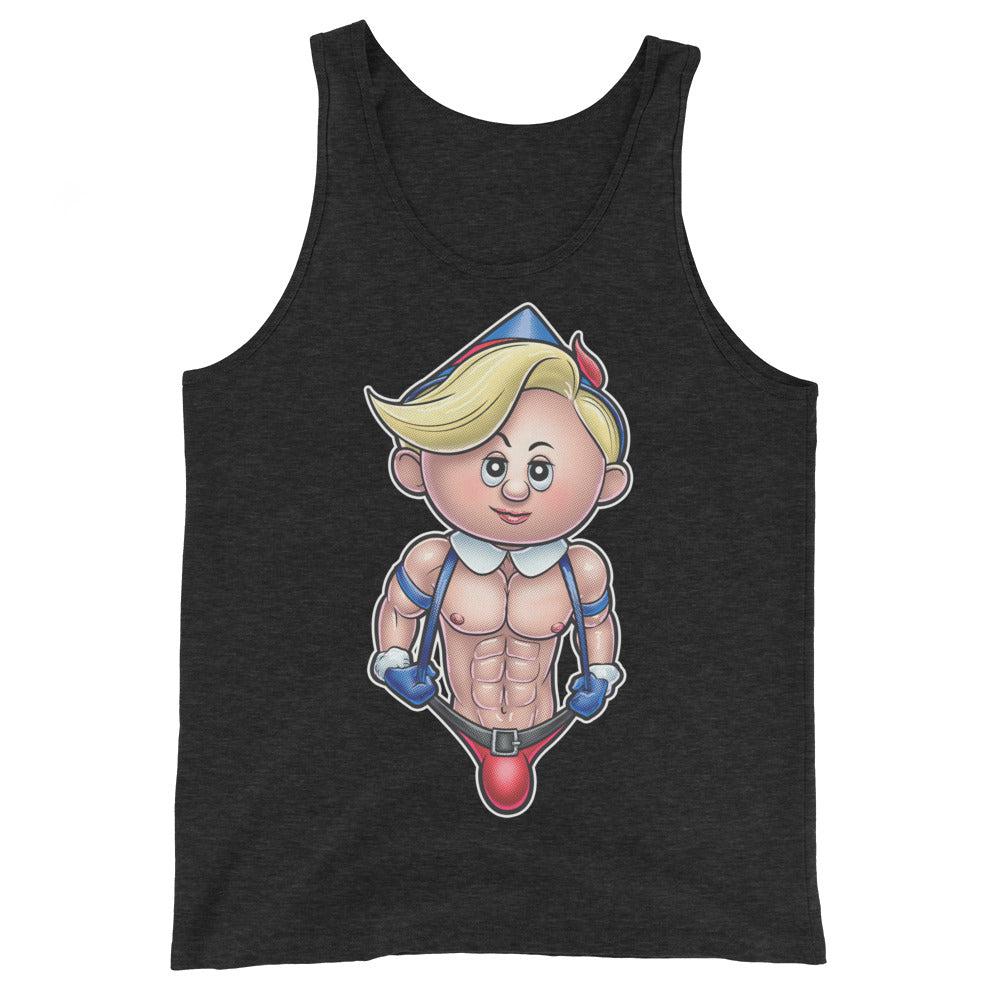 Elfin Good Time (Tank Top)-Christmas Tank Tops-Swish Embassy