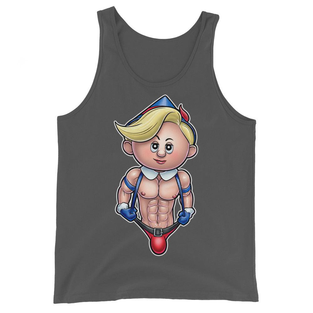 Elfin Good Time (Tank Top)-Christmas Tank Tops-Swish Embassy