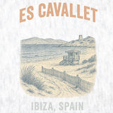 Es Cavallet Beach-T-Shirts-Swish Embassy