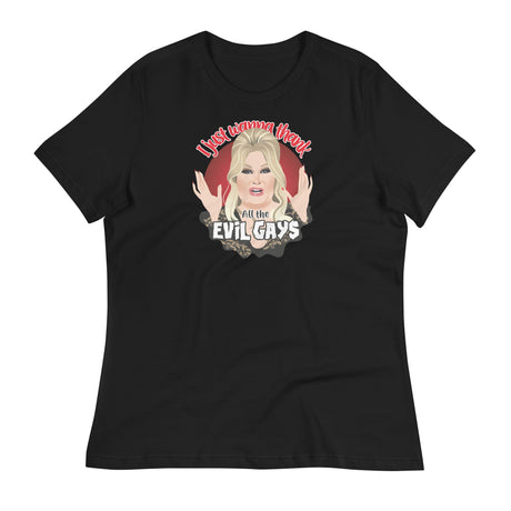 Evil Gays (Women's Relaxed T-Shirt)-Women's T-Shirts-Swish Embassy