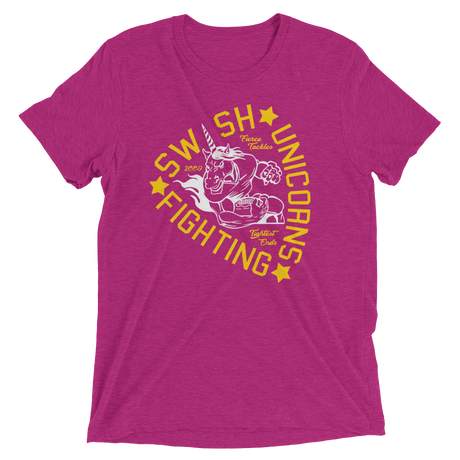 FIghting Unicorns (Triblend)-Triblend T-Shirt-Swish Embassy