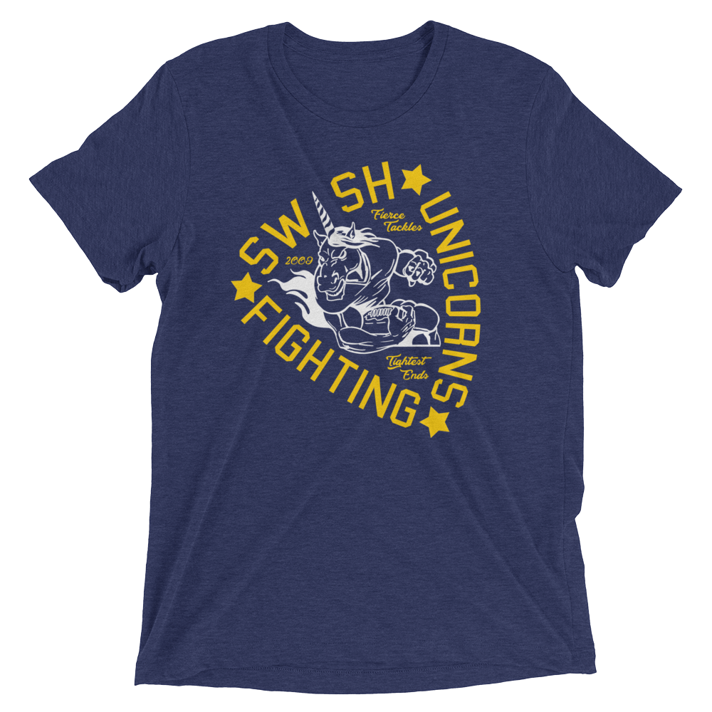 FIghting Unicorns (Triblend)-Triblend T-Shirt-Swish Embassy