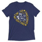 FIghting Unicorns (Triblend)-Triblend T-Shirt-Swish Embassy