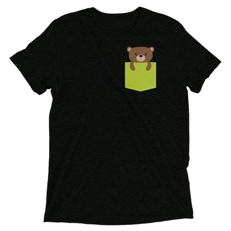 Faux Pocket Bear (Triblend)-Triblend T-Shirt-Swish Embassy