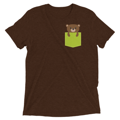 Faux Pocket Bear (Triblend)-Triblend T-Shirt-Swish Embassy