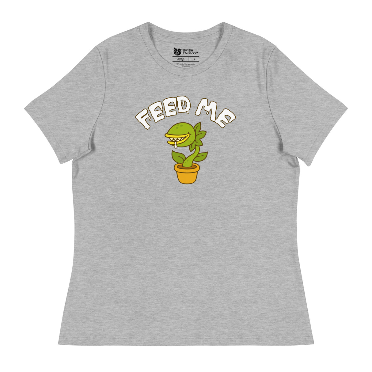 Feed Me (Women's Relaxed T-Shirt)-Women's T-Shirts-Swish Embassy
