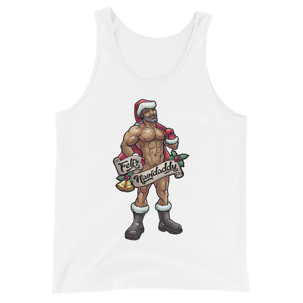 Feliz Navidaddy (Tank Top)-Christmas Tank Tops-Swish Embassy