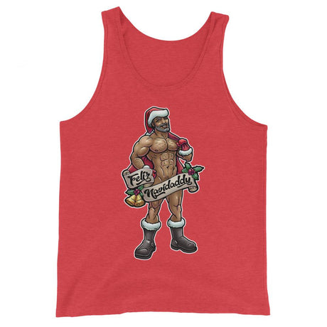 Feliz Navidaddy (Tank Top)-Christmas Tank Tops-Swish Embassy