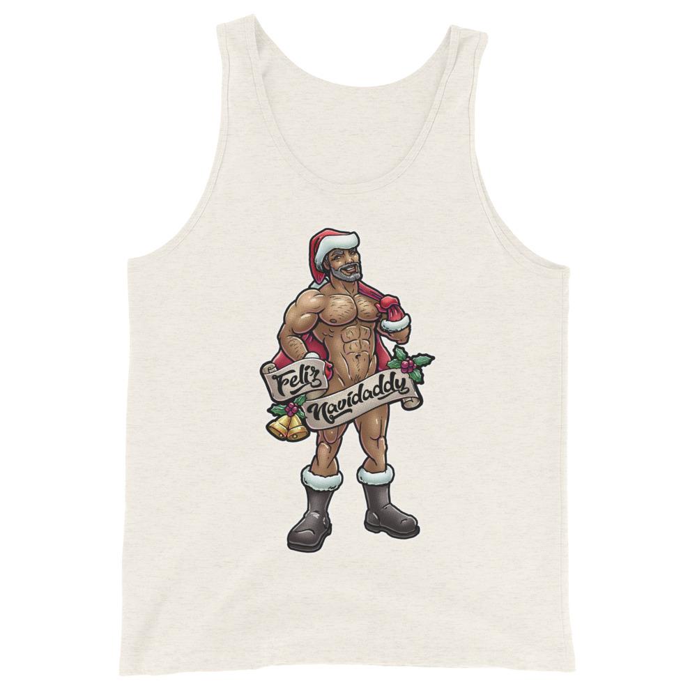 Feliz Navidaddy (Tank Top)-Christmas Tank Tops-Swish Embassy
