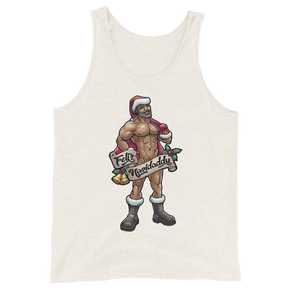 Feliz Navidaddy (Tank Top)-Christmas Tanks-Swish Embassy