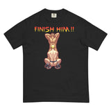 Finish Him (Boxy Tee)-Boxy T-Shirt-Swish Embassy