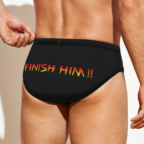 Finish Him (Swim Briefs)-Swim Briefs-Swish Embassy