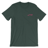 Flamingo (Embroidered T-Shirt)-Embroidered T-Shirts-Swish Embassy