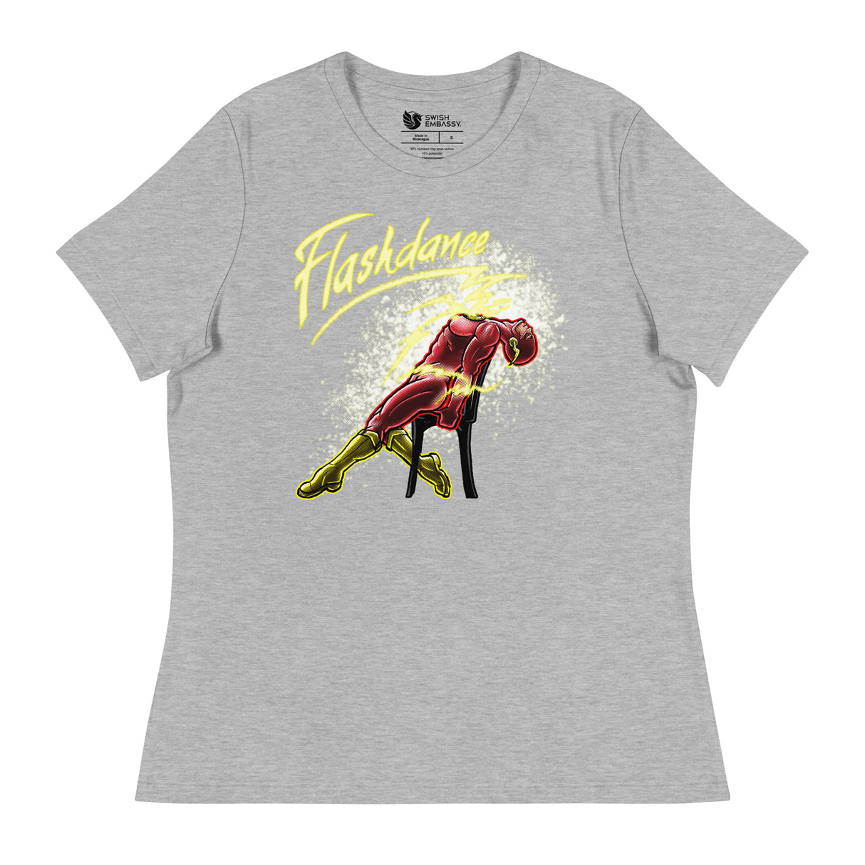 Flashdance (Women's Relaxed T-Shirt)-Women's T-Shirts-Swish Embassy