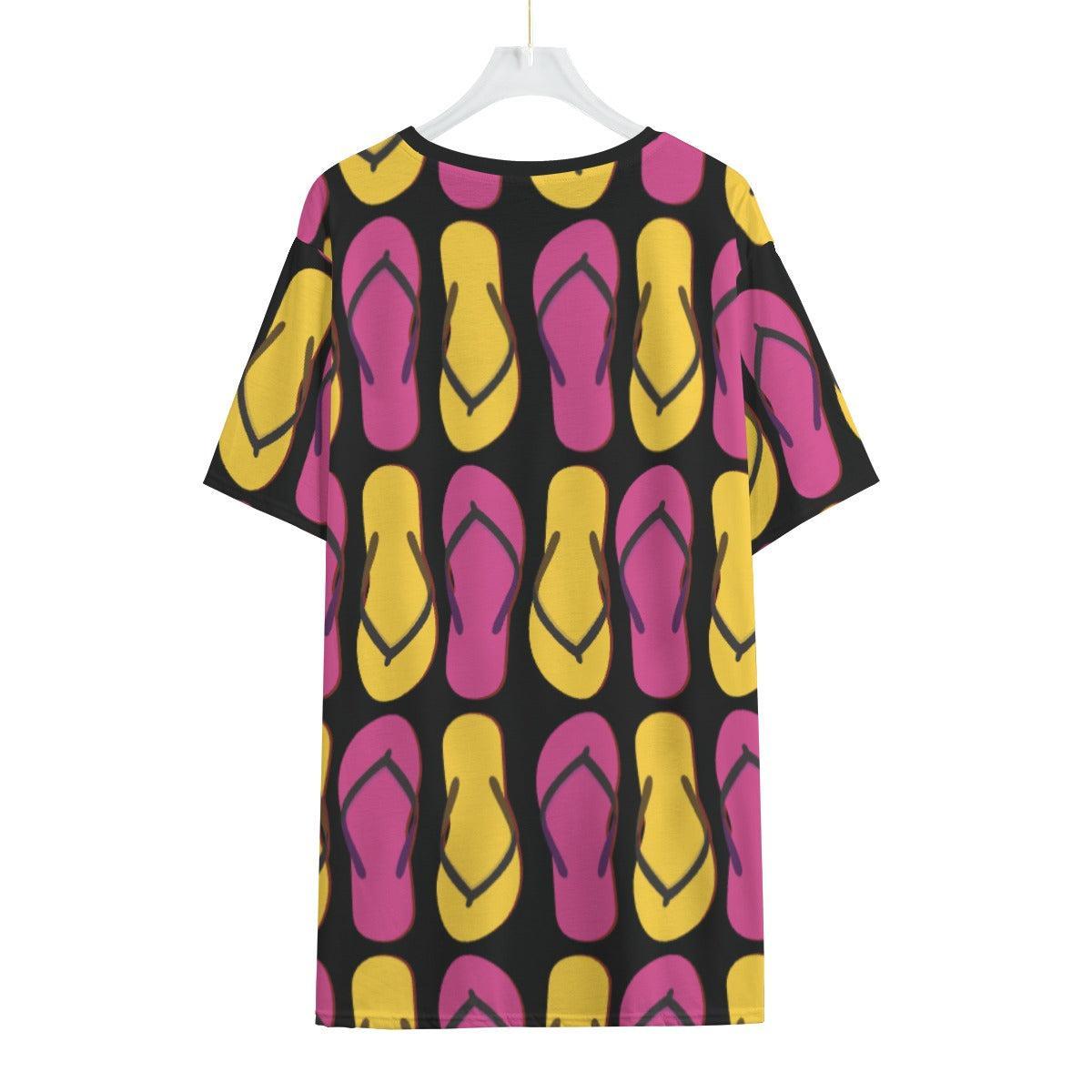 Flip Flops (Allover T-Shirt)-Allover T-Shirt-Swish Embassy