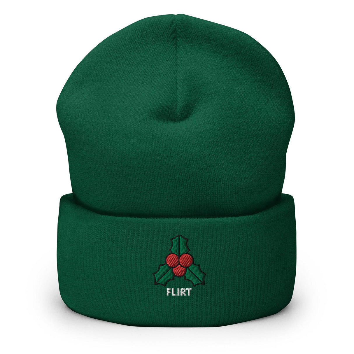 Flirt (Cuffed Beanie)-Christmas Beanie-Swish Embassy