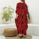 Floral Pecker (Kaftan)-Kaftan-Swish Embassy