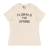 Florals for Spring (Women's Relaxed T-Shirt)-Women's T-Shirts-Swish Embassy