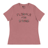 Florals for Spring (Women's Relaxed T-Shirt)-Women's T-Shirts-Swish Embassy