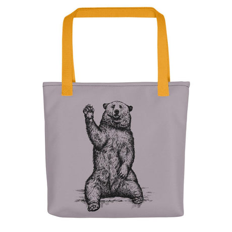 Friendly Bear (Tote bag)-Bags-Swish Embassy