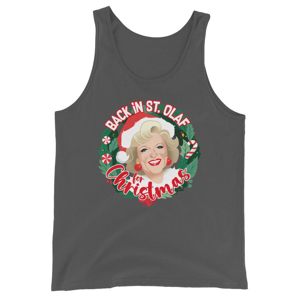 GG Back in St Olaf Christmas (Tank Top)-Christmas Tank Tops-Swish Embassy