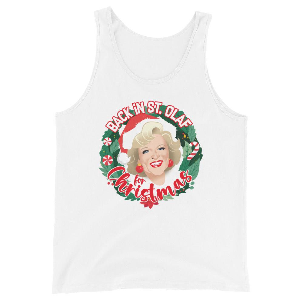 GG Back in St Olaf Christmas (Tank Top)-Christmas Tank Tops-Swish Embassy