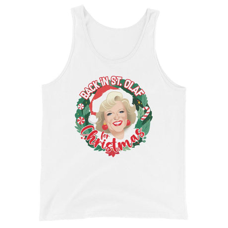 GG Back in St Olaf Christmas (Tank Top)-Christmas Tank Tops-Swish Embassy