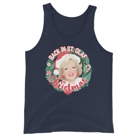 GG Back in St Olaf Christmas (Tank Top)-Christmas Tank Tops-Swish Embassy