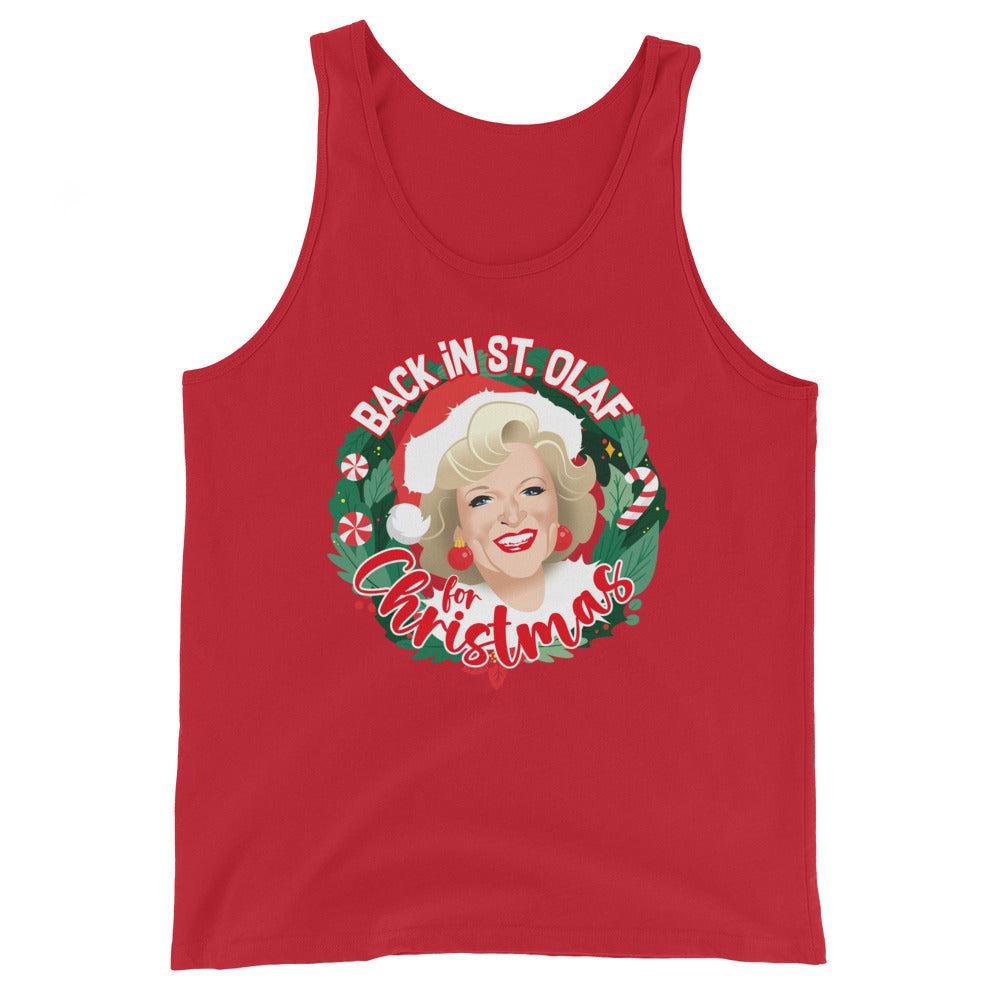 GG Back in St Olaf Christmas (Tank Top)-Christmas Tank Tops-Swish Embassy