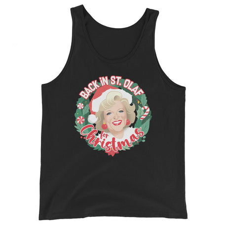 GG Back in St Olaf Christmas (Tank Top)-Christmas Tank Tops-Swish Embassy