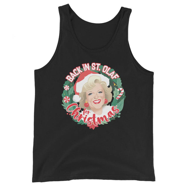 GG Back in St Olaf Christmas (Tank Top)-Christmas Tank Tops-Swish Embassy