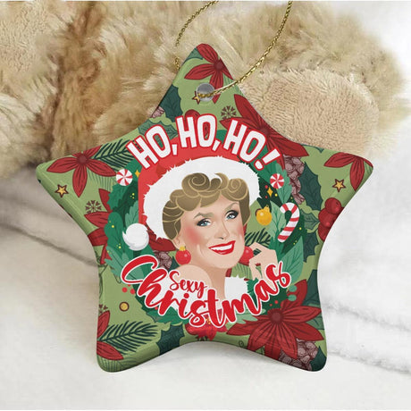 GG Ho Ho Ho (Ceramic Holiday Keepsake)-Ceramic Holiday Keepsake-Swish Embassy