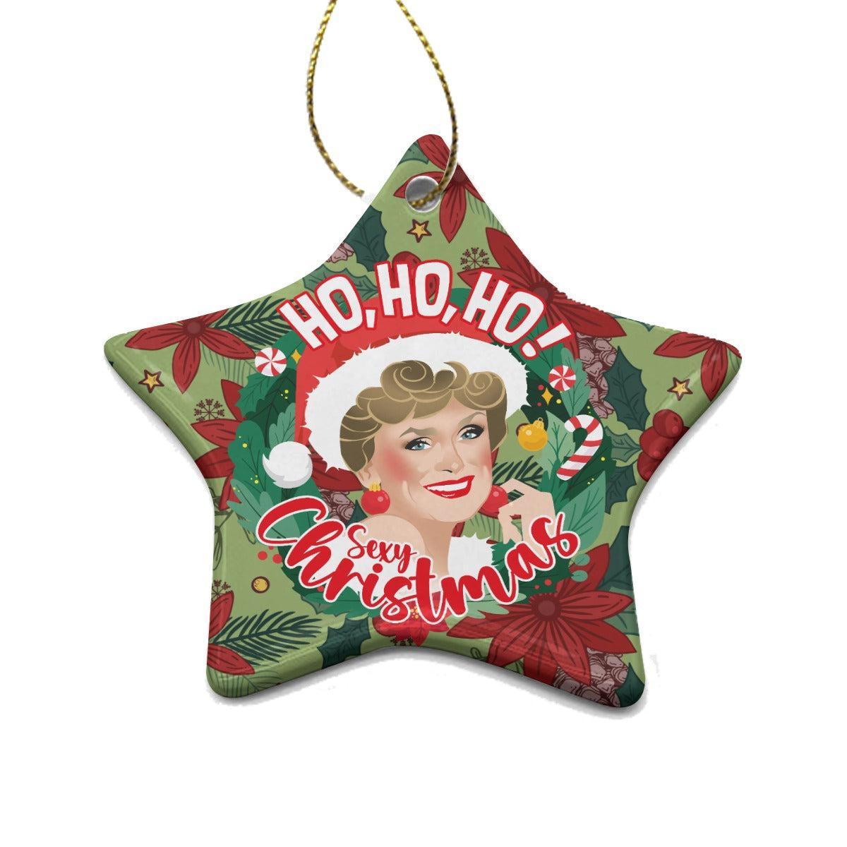 GG Ho Ho Ho (Ceramic Holiday Keepsake)-Ceramic Holiday Keepsake-Swish Embassy