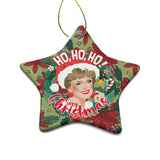 GG Ho Ho Ho (Ceramic Holiday Keepsake)-Ceramic Holiday Keepsake-Swish Embassy
