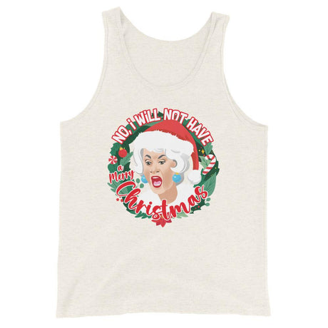 GG I Will Not Have A Merry XMas (Tank Top)-Tank Top-Swish Embassy