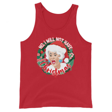 GG I Will Not Have A Merry XMas (Tank Top)-Tank Top-Swish Embassy