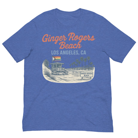 Ginger Rogers Beach-T-Shirts-Swish Embassy