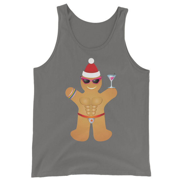 Gingerbread Circuit Man (Tank Top)-Christmas Tanks-Swish Embassy