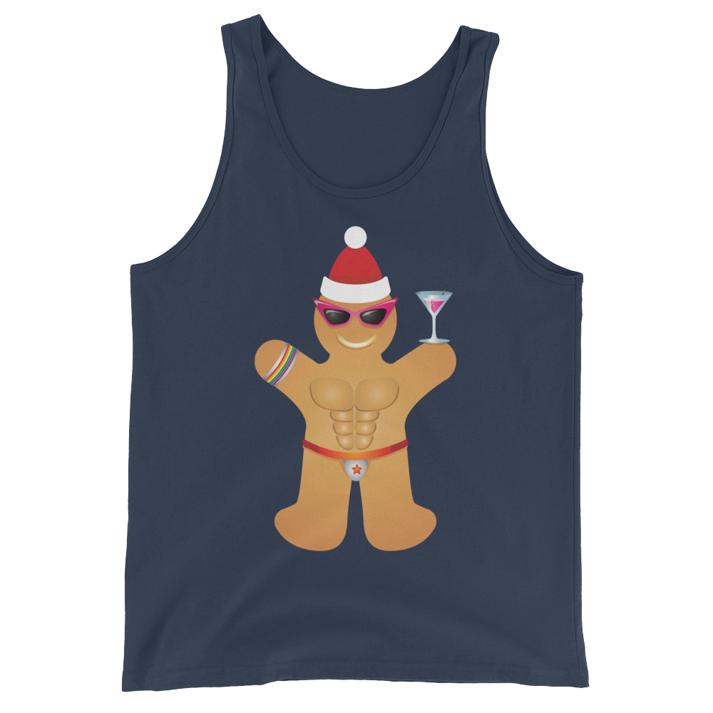 Gingerbread Circuit Man (Tank Top)-Tank Top-Swish Embassy