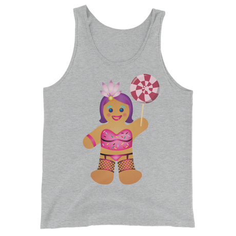Gingerbread Drag Queen (Tank Top)-Christmas Tank Tops-Swish Embassy
