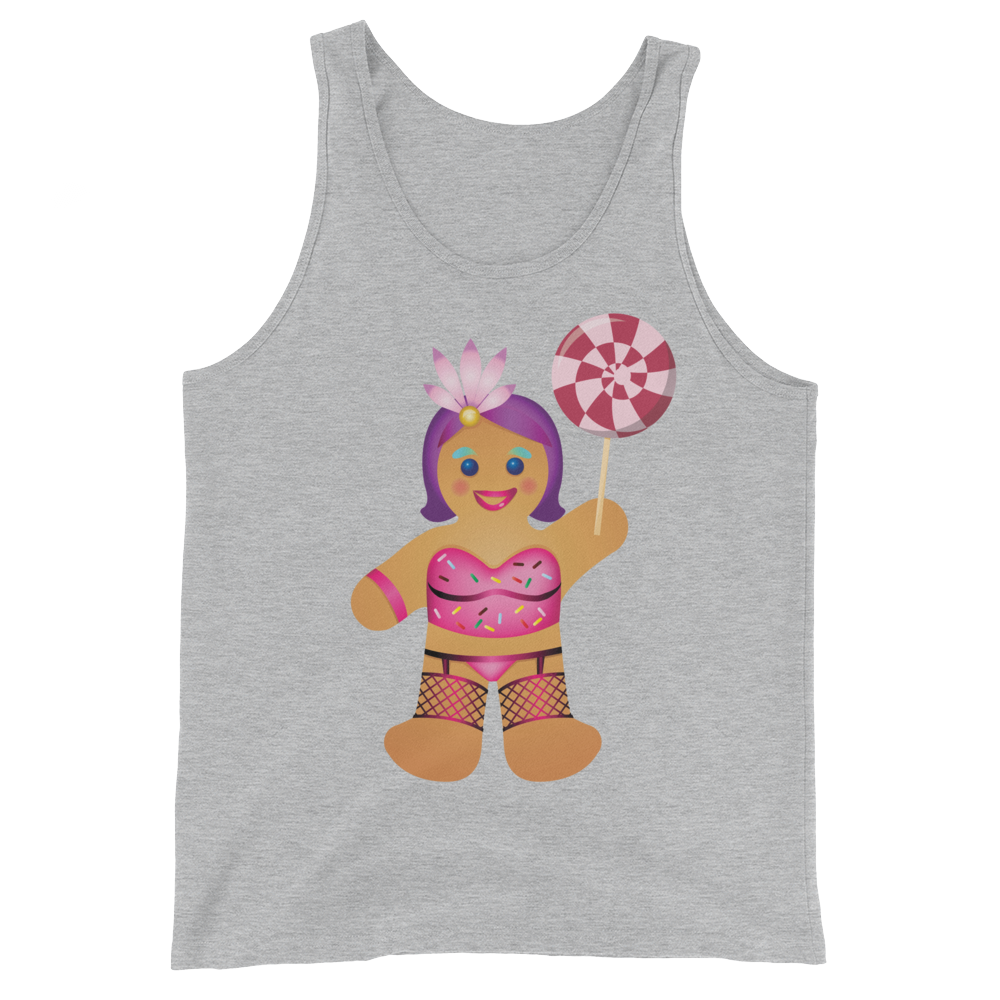 Gingerbread Drag Queen (Tank Top)-Christmas Tanks-Swish Embassy