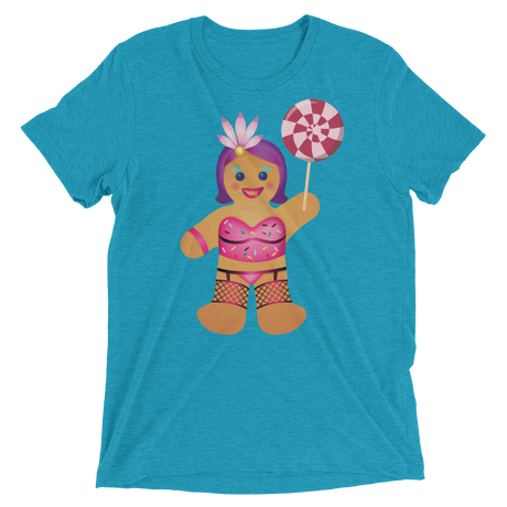 Gingerbread Drag Queen (Triblend)-Triblend T-Shirt-Swish Embassy