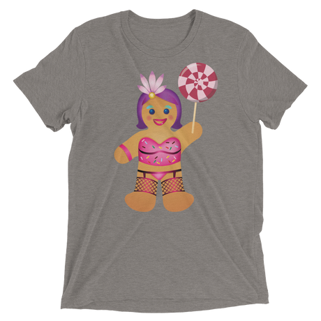 Gingerbread Drag Queen (Triblend)-Triblend T-Shirt-Swish Embassy