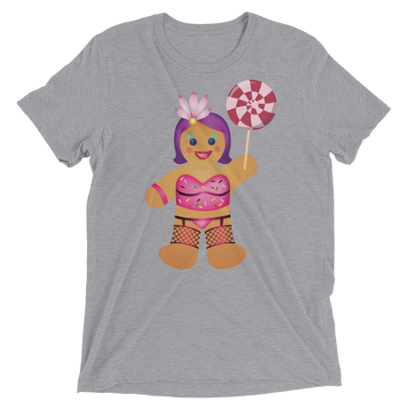 Gingerbread Drag Queen (Triblend)-Triblend T-Shirt-Swish Embassy